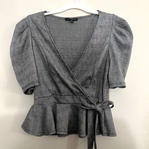 Plaid Blouse
